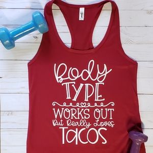 Next Level womens workout tank top